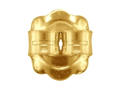 9ct Yellow Gold Scroll Large With Fluted Edge, 100% Recycled Gold