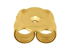 18ct Yellow Gold Scroll Large With Fluted Edge, 100% Recycled Gold