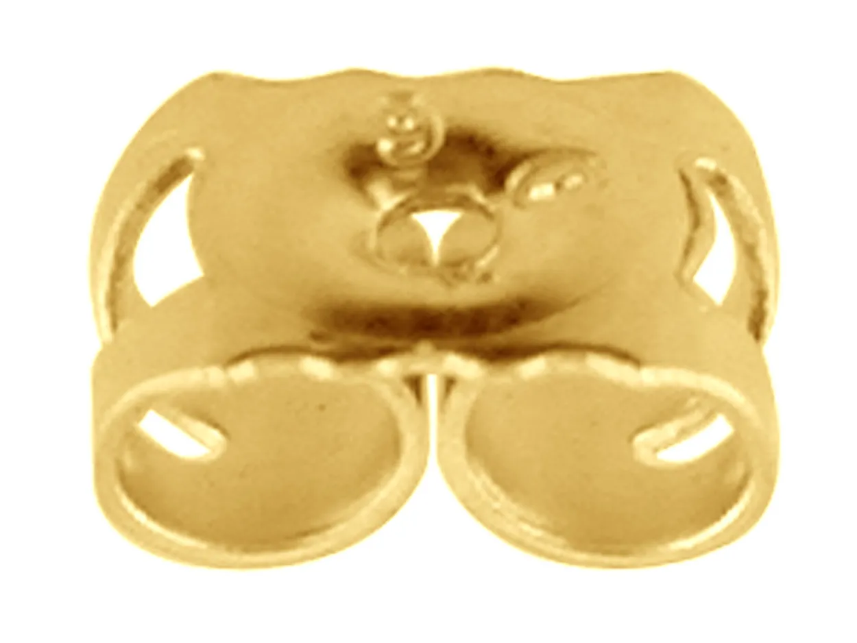 9ct Yellow Gold Scroll Medium Pack of 6, 100% Recycled Gold