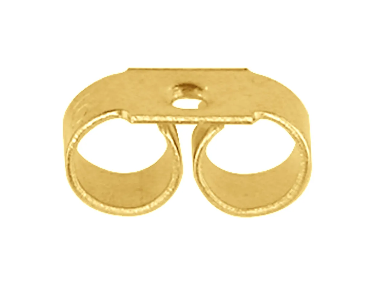 9ct Yellow Gold Scroll Medium Pack of 2, 100% Recycled Gold