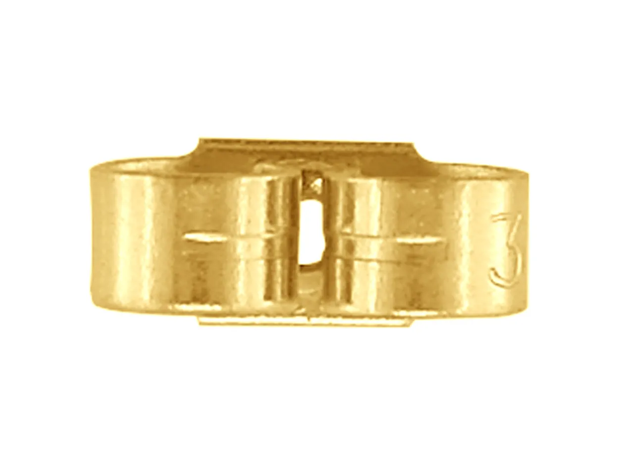 9ct Yellow Gold Scroll Medium Pack of 2, 100% Recycled Gold