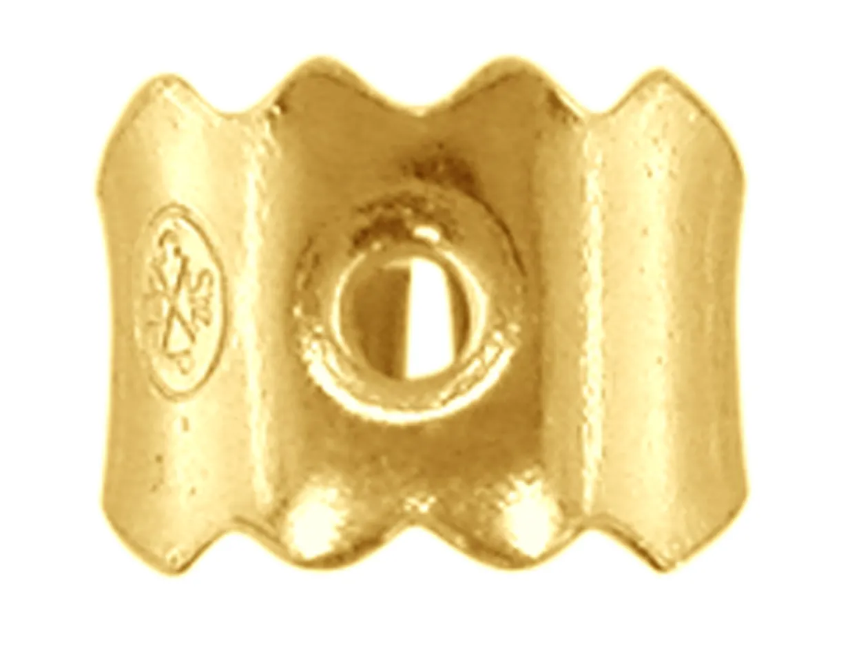 18ct Yellow Gold Scroll Medium, 100% Recycled Gold