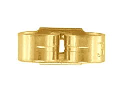 18ct Yellow Gold Scroll Medium, 100% Recycled Gold