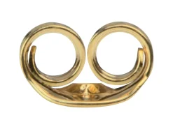 9ct Yellow Gold Scroll Small, Heavy Weight