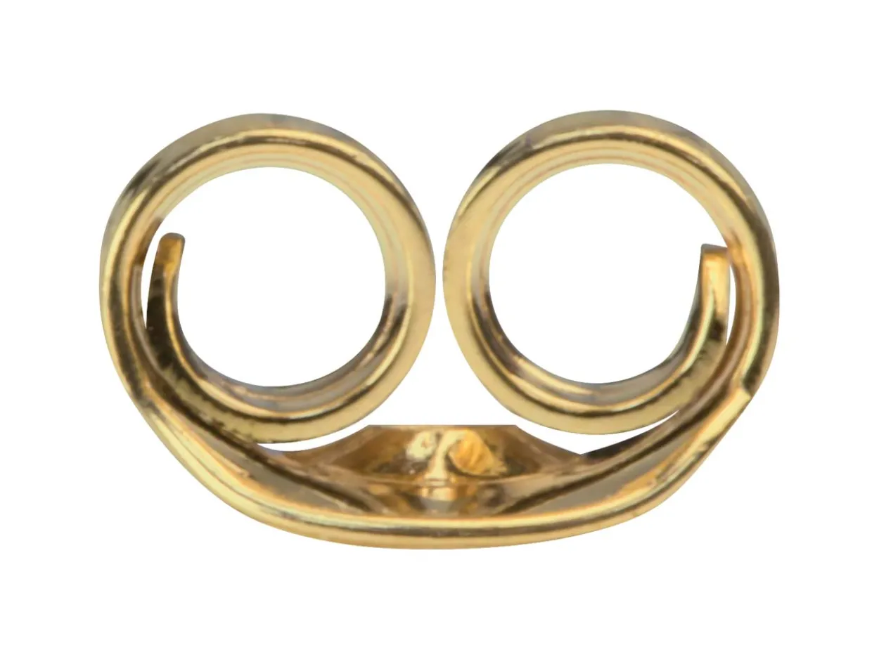 9ct Yellow Gold Scroll Small, Heavy Weight