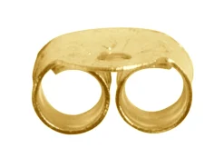 9ct Yellow Gold Scroll Small, Light Weight, Pack of 6, 100% Recycled Gold