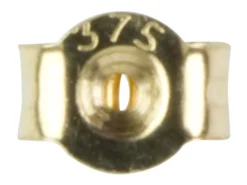 9ct Yellow Gold Scroll Small, Light Weight, Pack of 6, 100% Recycled Gold