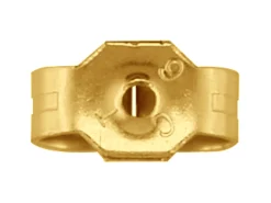 9ct Yellow Gold Scroll Small, Medium Weight, Pack of 6, 100% Recycled Gold