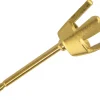 9ct Yellow Gold Series 5 4 Claw Earring Post, 1.9mm3pt