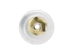 9ct Yellow Gold Silicone Slider Mushroom Pack of 2