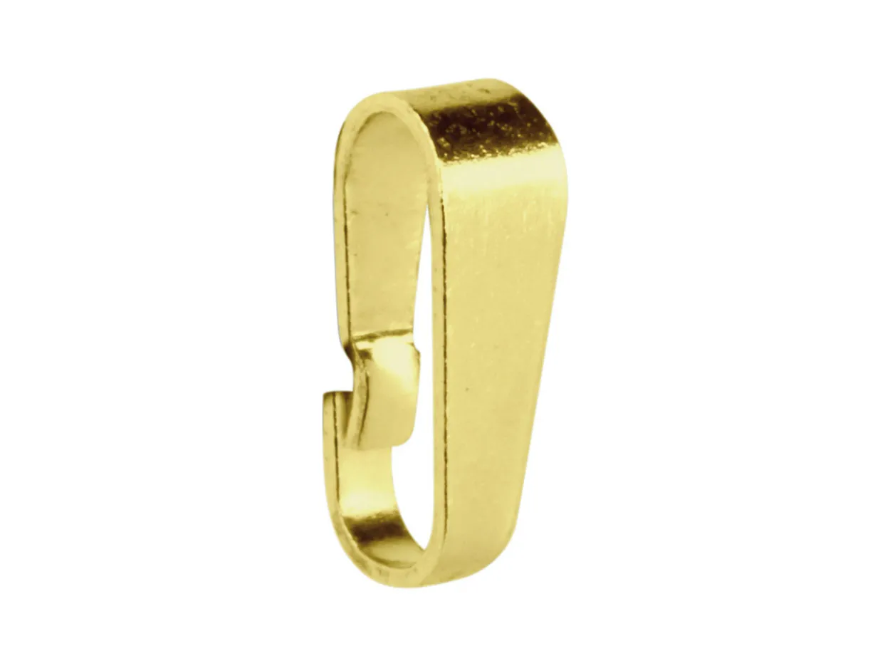9ct Yellow Gold Snap On Pendant Bail 8mm