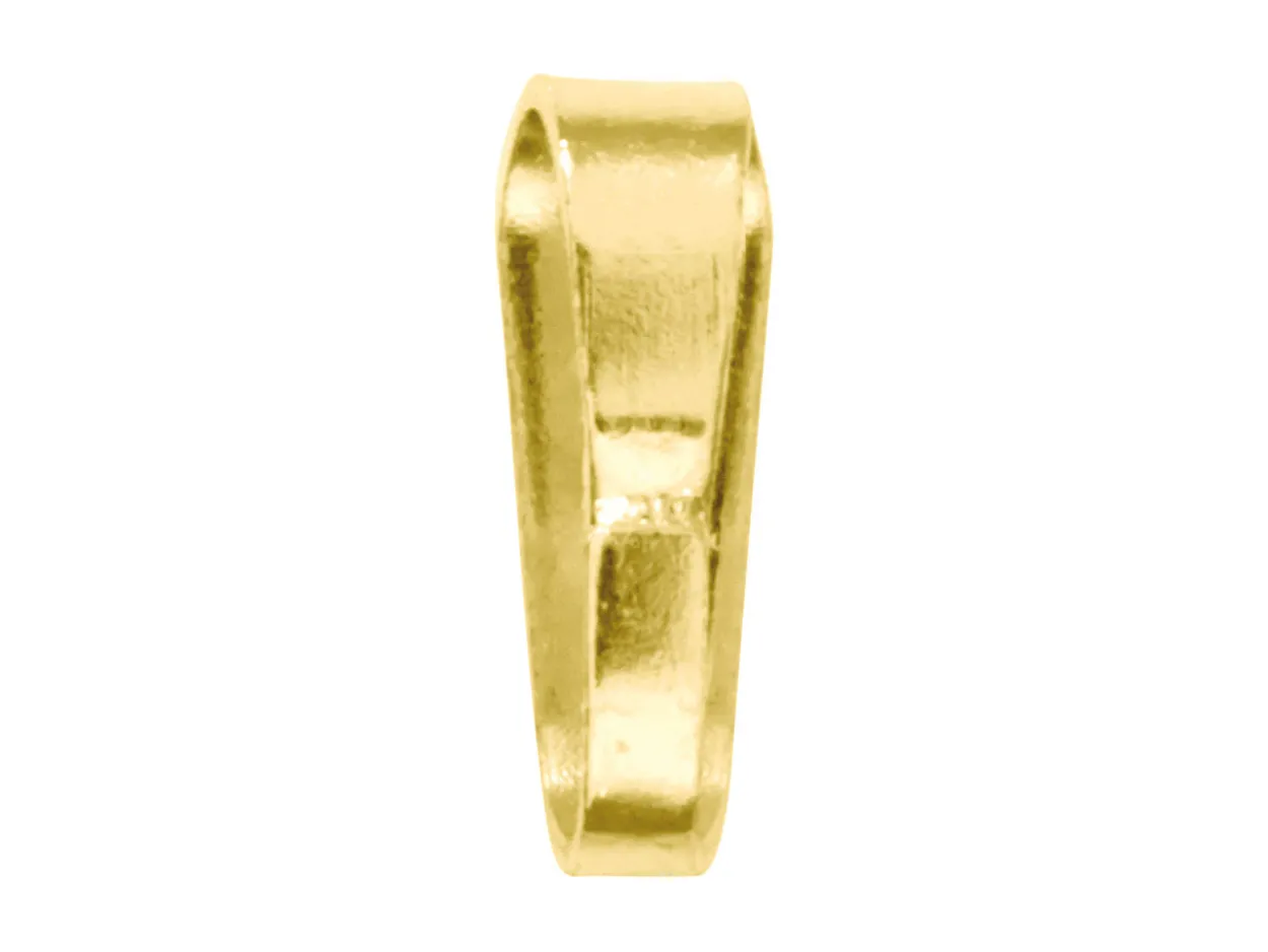9ct Yellow Gold Snap On Pendant Bail 8mm