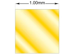 9ct Yellow Gold Square Wire 1.00mm Fully Annealed, 100% Recycled Gold