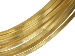 9ct Yellow Gold Square Wire 6.00mm Fully Annealed, 100% Recycled Gold