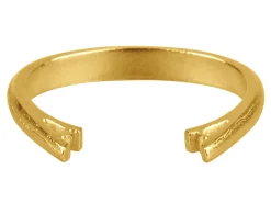 9ct Yellow Gold 3 Stone Ring Shank Size M