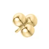 9ct Yellow Gold Trinity Ball Labret Post 3mm
