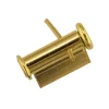18ct Yellow Gold Tube Brooch Catch 6.5mm Side Opening