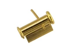 18ct Yellow Gold Tube Brooch Catch 6.5mm Side Opening