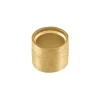 9ct Yellow Gold Tube Setting 4.6mm Semi Finished Cast Collet, 100% Recycled Gold