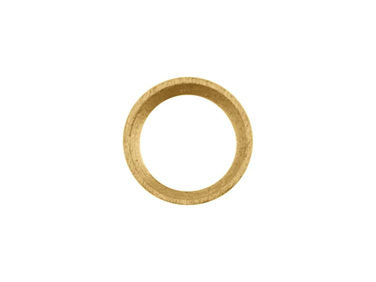 9ct Yellow Gold Tube Setting 6.0mm Semi Finished Cast Collet, 100% Recycled Gold