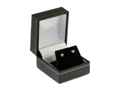 9ct Yellow Gold Valentine's Day Cubic Zirconia Set Stud Earring Gift Set