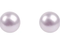 Cultured Pearl Pair Full Round Half Drilled 3.5-4mm Pink Freshwater