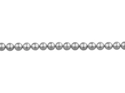 Cultured Pearls Fresh Water, 6-6.5mm, Silver Grey, Potato Round, 16"/40cm