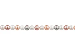 Cultured Pearls Fresh Water, 7-7.5mm, Multicoloured, Potato Round, 16"/40cm