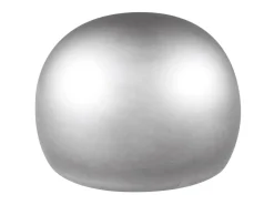 Cultured Pearls Pair Button Half Drilled 8.5-9mm, Silver Grey, Freshwater