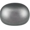 Cultured Pearls Pair Button Half Drilled 9-9.5mm, Peacock Grey, Freshwater