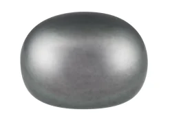 Cultured Pearls Pair Button Half Drilled 8.5-9mm, Peacock Grey, Freshwater