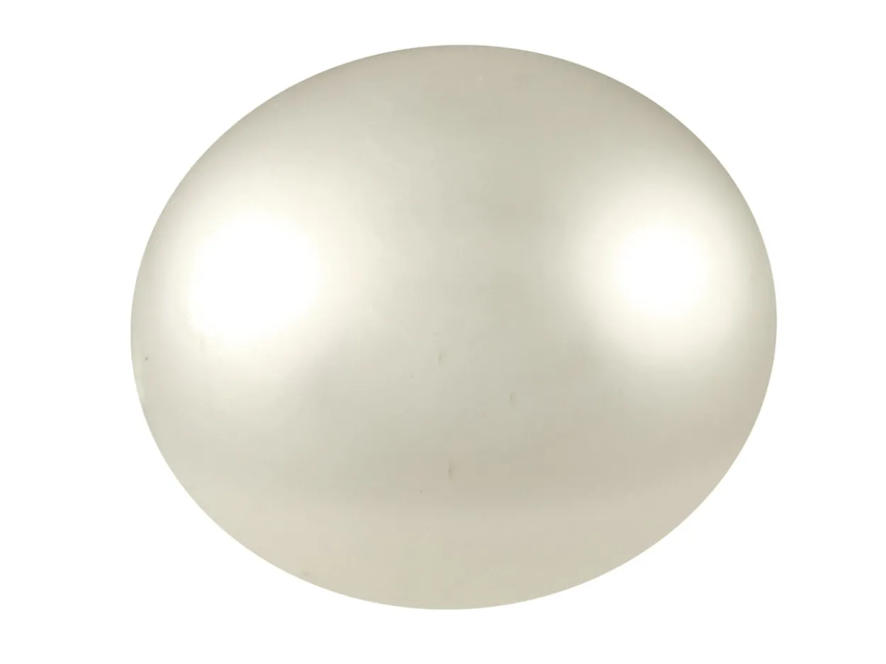 Cultured Pearls Pair Teardrop Half Drilled 6x8mm, White, Freshwater