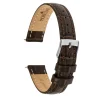 Dark Brown Bolle Genuine Leather Watch Strap, 18mm