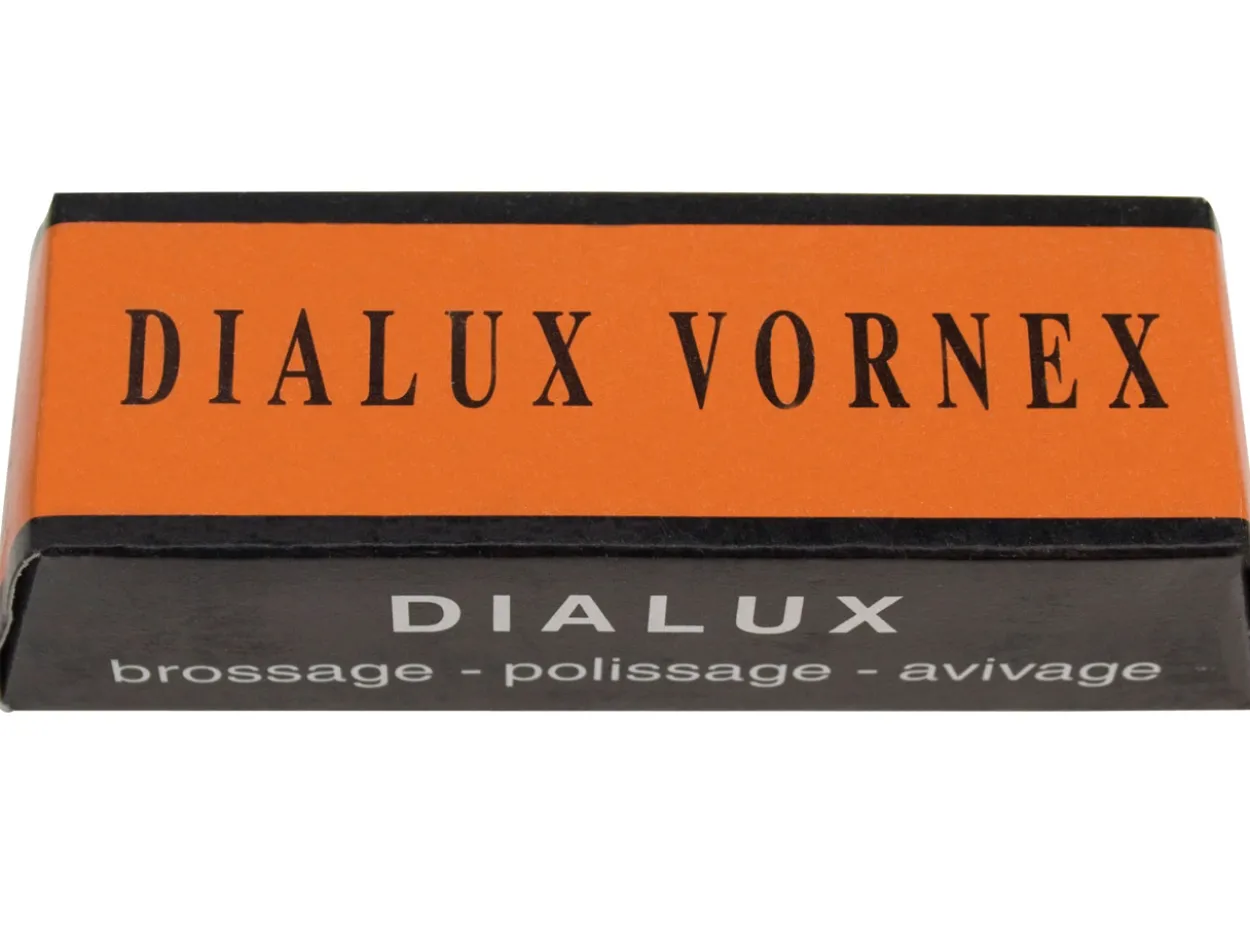 Dialux Orange/vornex Cutting And Pre-polishing Compound For Steel, 100g Bar