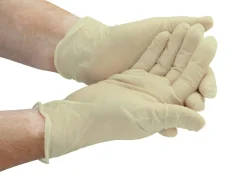 Disposable Latex Gloves, Box Of 100