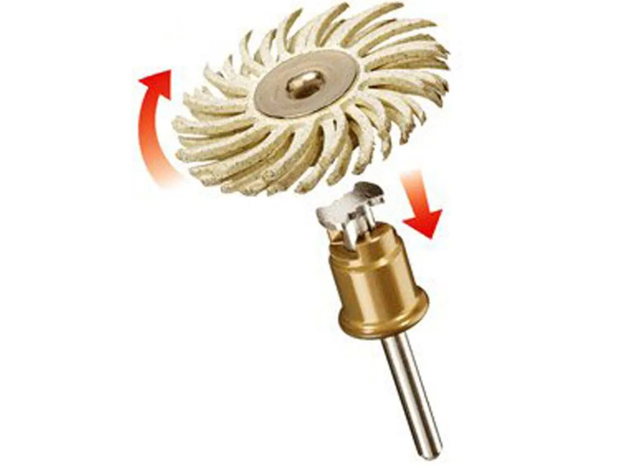 Dremel Speedclic Detail Abrasive Brush, Medium 120 Grit