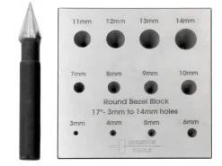 Durston Bezel Block Round 3-14mm 17°