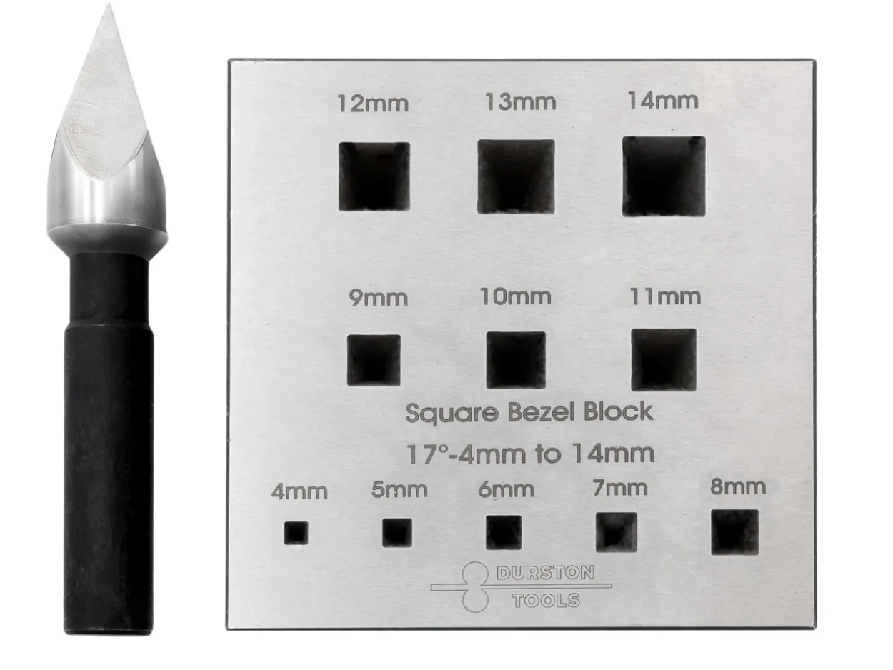 Durston Bezel Block Square 4-14mm 17°