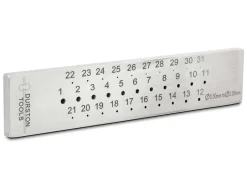 Durston Drawplate, Round, 0.5mm - 3mm, 31 Hole