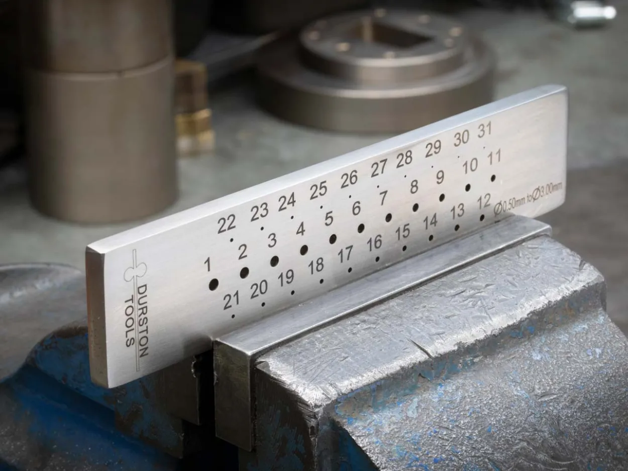 Durston Drawplate, Round, 0.5mm - 3mm, 31 Hole