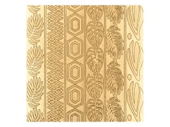 Durston Multi Pattern Plate, Geo Leaf