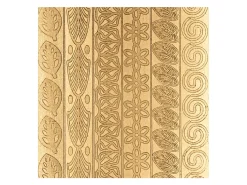 Durston Multi Pattern Plate, Leaf Swirl