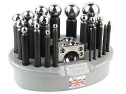 Durston 21 Piece Doming Set Including Square Block And Carry Case