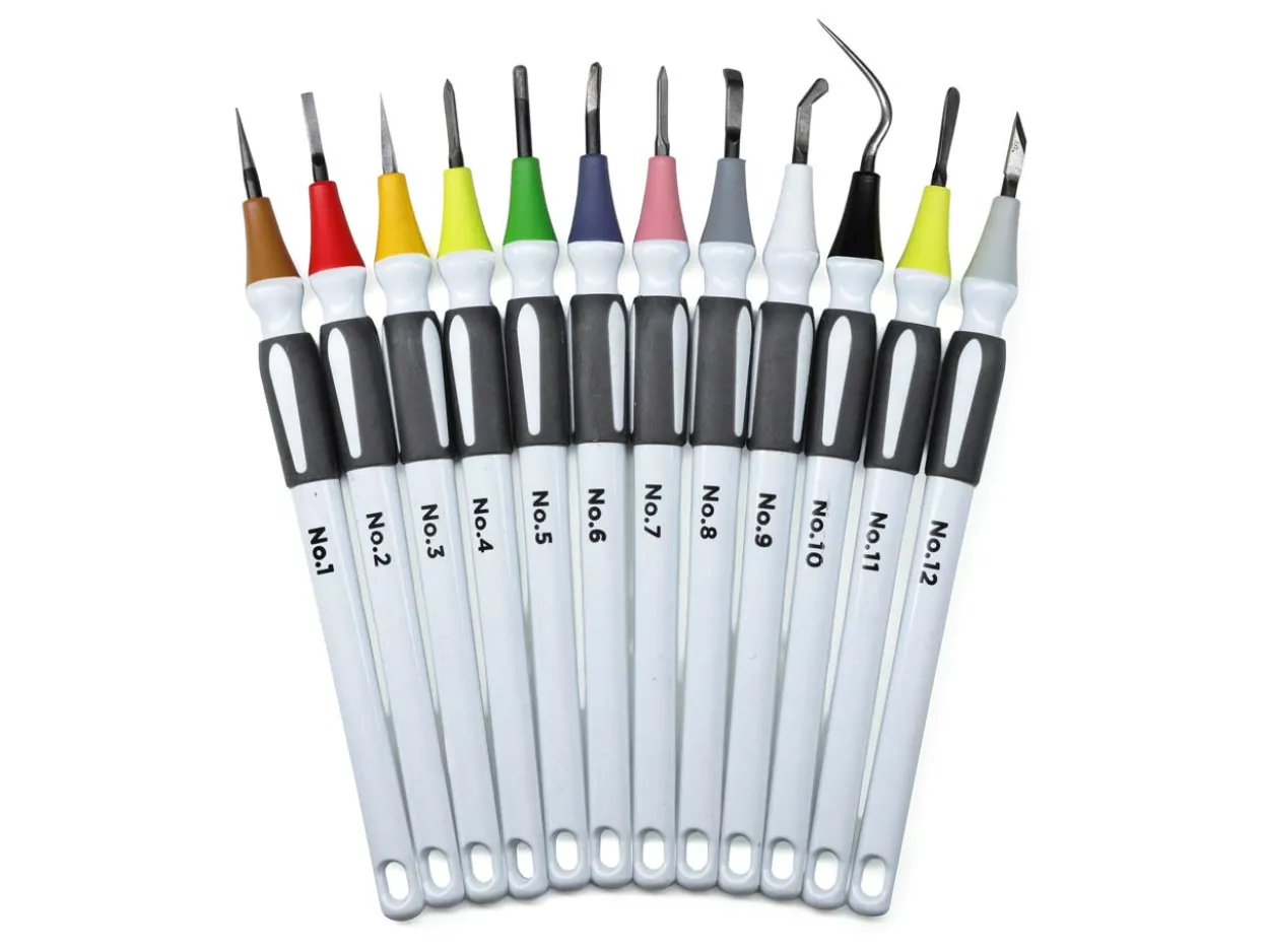Durston Precision Wax And Clay Carvers, Set Of 12
