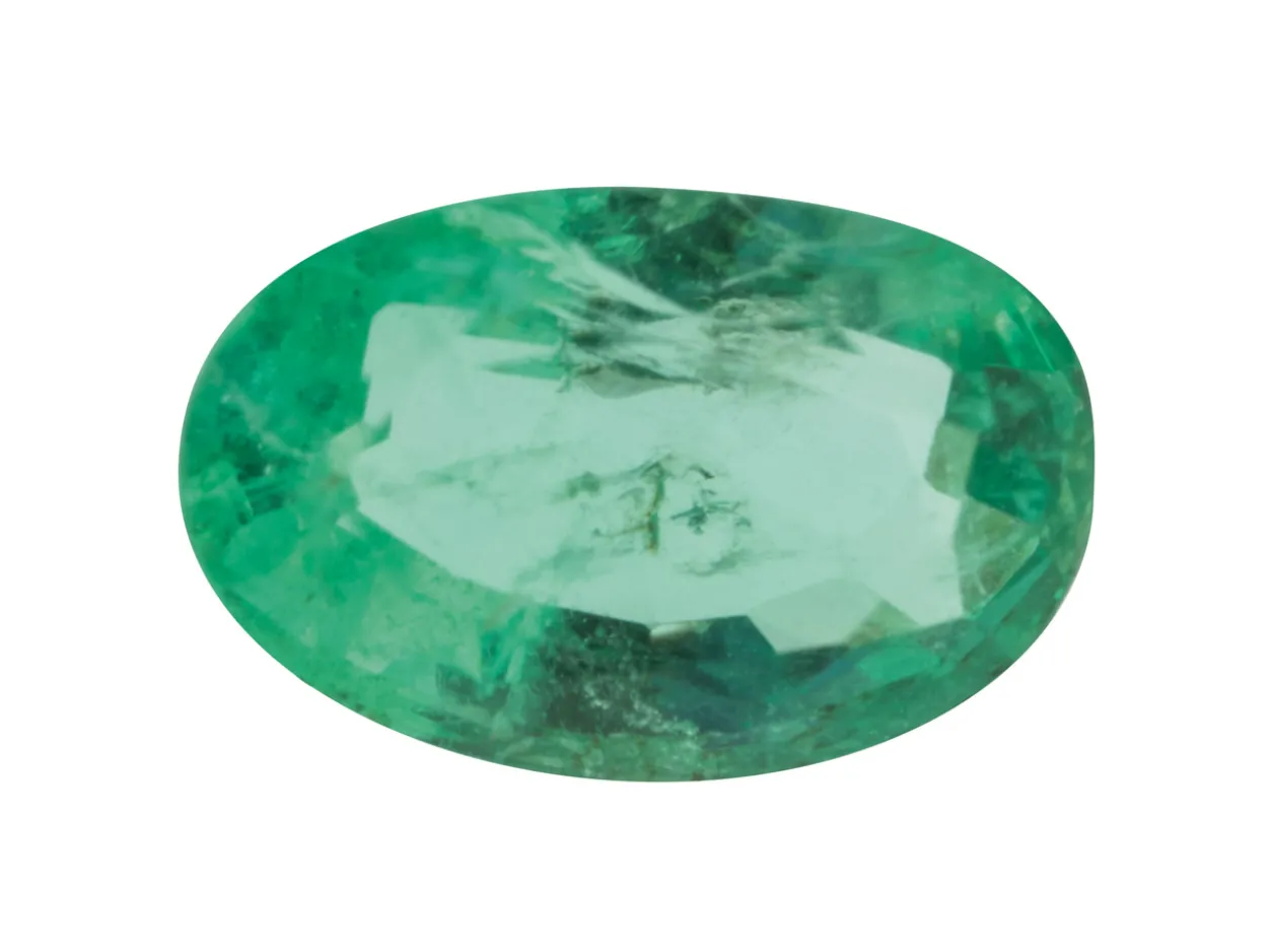Emerald, Oval, 5x3mm
