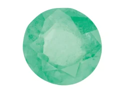 Emerald, Round, 2mm