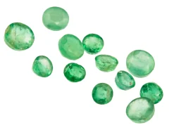 Emerald, Round, 3mm+ Mixed Sizes, Pack of 12
