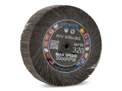 Emery Flap Wheel, 320 Grit, 105mm/4"