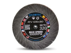 Emery Flap Wheel, 320 Grit, 105mm/4"