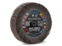 Emery Flap Wheel, 180 Grit, 105mm/4"